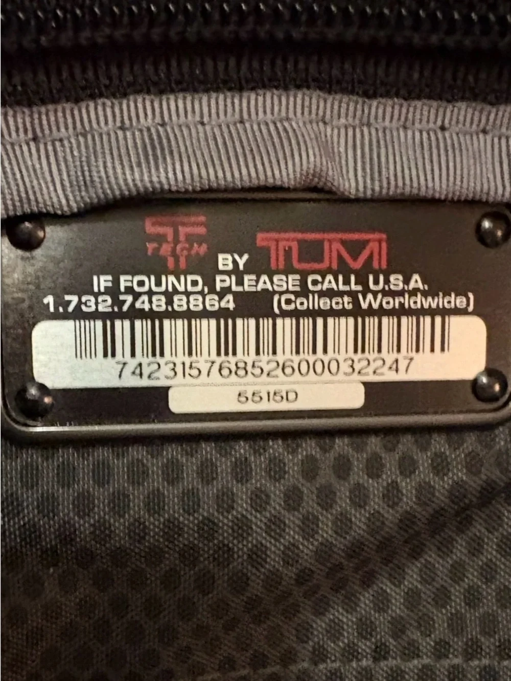 Tumi UNISEX Alpha T-Tech Dual-Tone Black Backpack